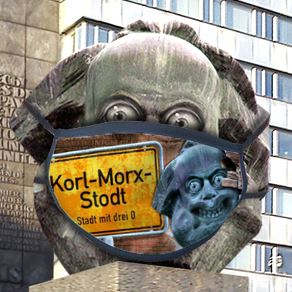 St. Karli Maske "KORL-MORX-STODT"