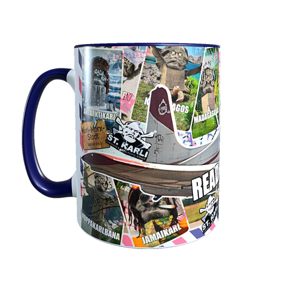 St. Karli Tasse Dunkelblau - "Ready for Takeoff!"