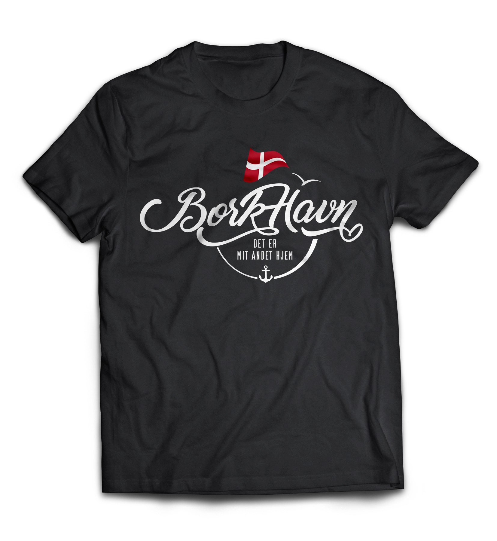 Dänemark - Meine zweite Heimat - T-Shirt "Bork Havn"
