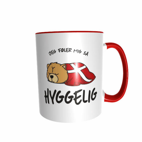 Hygge Hundetasse Chow Chow Dänemark mit Wunschname