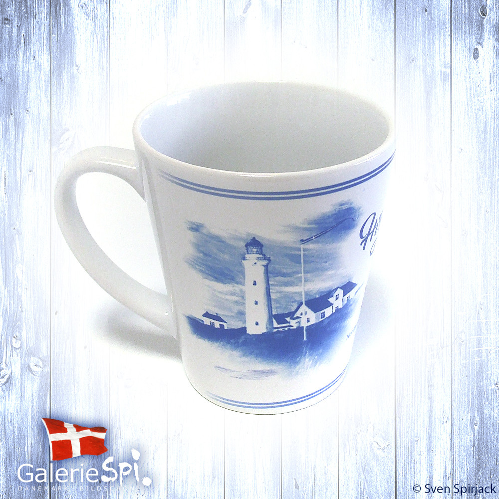 Design - Keramiktasse "Hirtshals Fyr" Dänemark