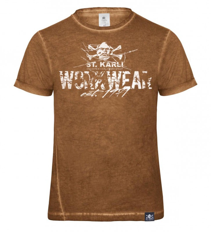 St. Karli "Worker Shirt" Rusty Clash Slim-Fit