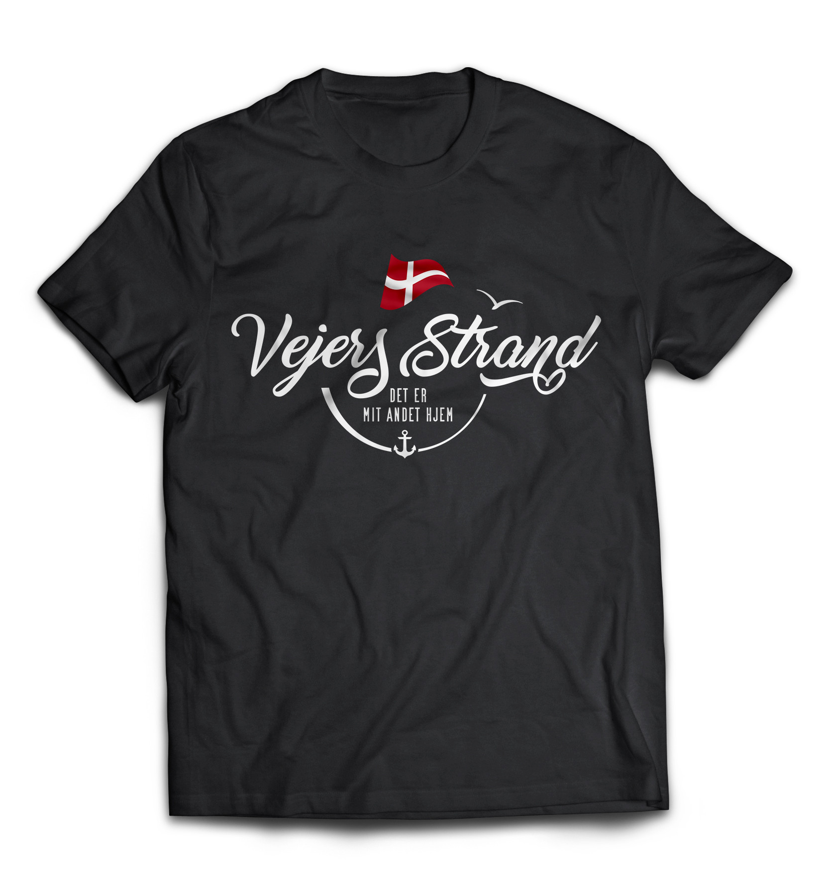 Dänemark - Meine zweite Heimat - T-Shirt "Vejers Strand"