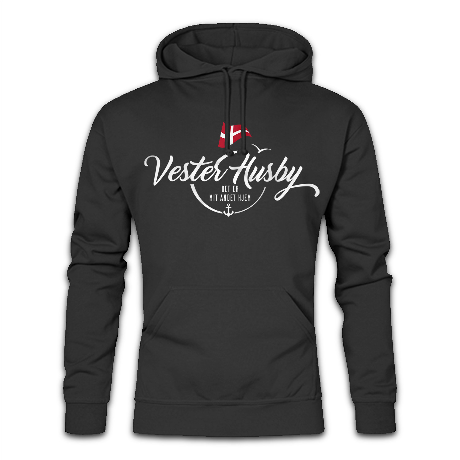 Dänemark - Meine zweite Heimat - Hoodie "Vester Husby"