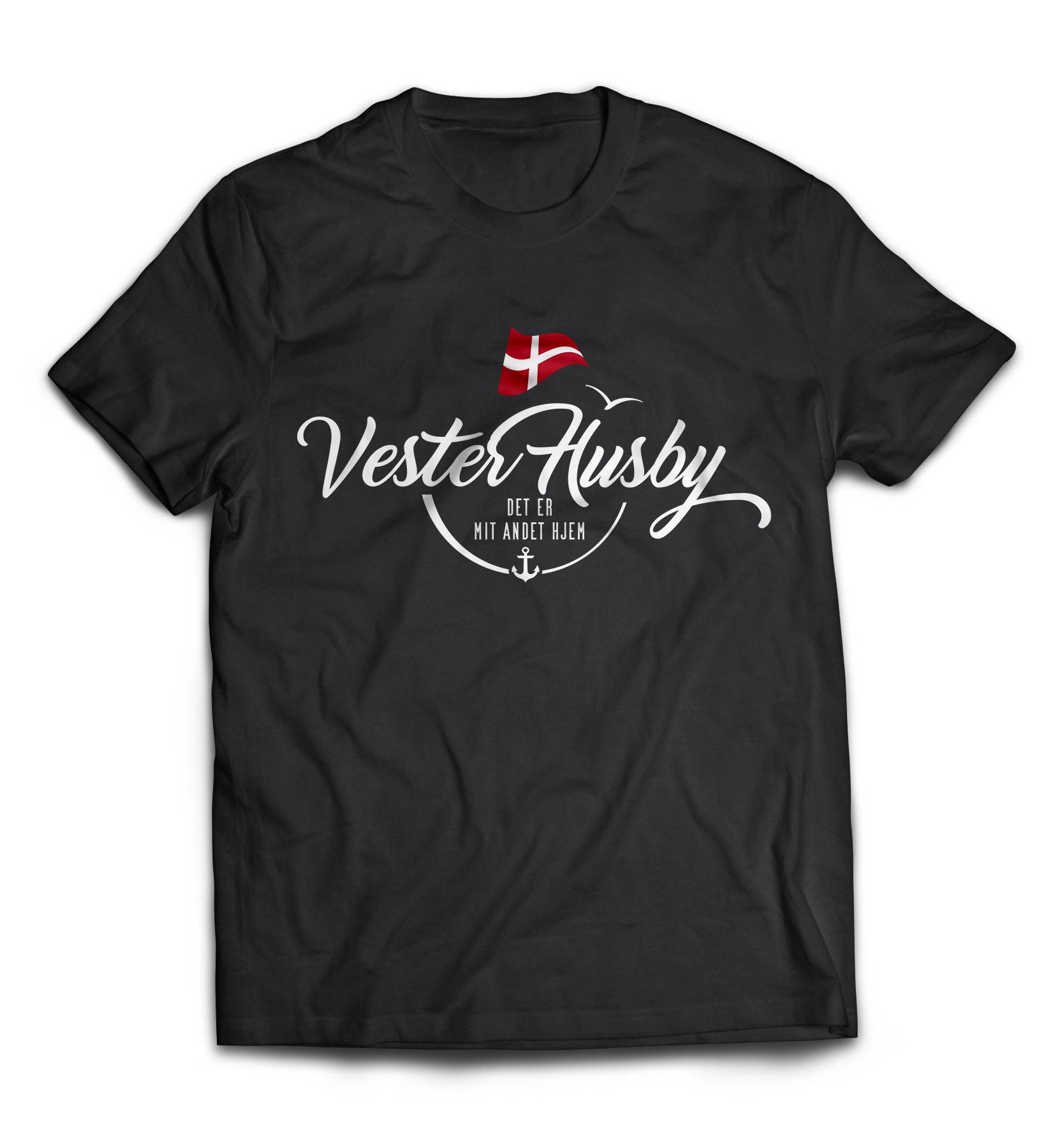 Dänemark - Meine zweite Heimat - T-Shirt "Vester Husby"