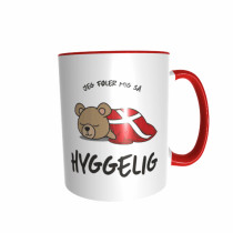 Hygge Tiertasse Bär Dänemark mit Wunschname