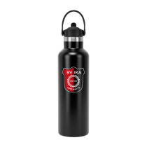 SV IKA Chemnitz - Vakuum-Sporttrinkflasche mit hochklappbarem Strohhalm