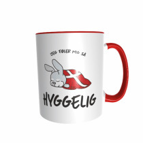 Hygge Tiertasse Hase Dänemark mit Wunschname