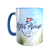 Dänemark - Meine zweite Heimat - Tasse "Øster Hurup" Dünenmotiv