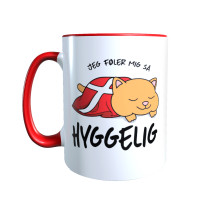 Hygge Miezetasse Pummelige Katze - Dänemark mit Wunschname