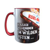 St.Karli Tasse "HERZLICH WILLKOMMEN IM WILDEN OSTEN"