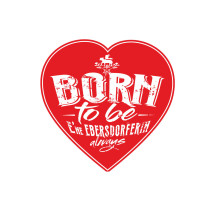 Aufkleber "❤️ BORN TO BE E´NE Ebersdorferin"