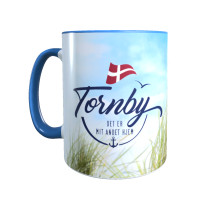 Dänemark - Meine zweite Heimat - Tasse "Tornby" Dünenmotiv