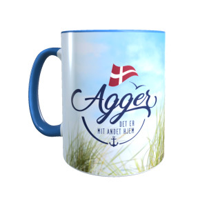 Dänemark - Meine zweite Heimat - Tasse "Agger" Dünenmotiv