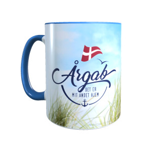 Dänemark - Meine zweite Heimat - Tasse "Årgab" Dünenmotiv