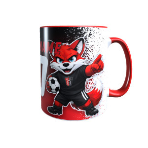 SV IKA Maskottchen Fanmotiv Rot - Wunschname & Nummer