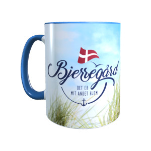 Dänemark - Meine zweite Heimat - Tasse "Bjerregård" Dünenmotiv