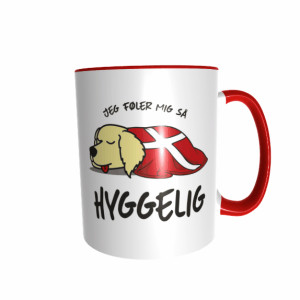 Hygge Hundetasse Golden Retriever Dänemark mit Wunschname