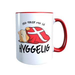 Hygge Miezetasse Katze (beige) Dänemark mit Wunschname