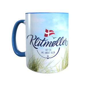 Dänemark - Meine zweite Heimat - Tasse "Klitmøller" Dünenmotiv