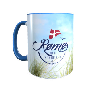 Dänemark - Meine zweite Heimat - Tasse "Rømø" Dünenmotiv