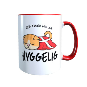 Hygge Miezetasse getigerte Schottische Faltohrkatze (beige) Dänemark mit Wunschname