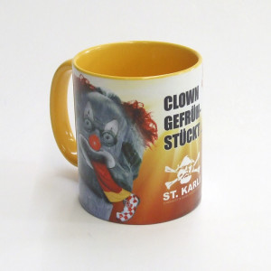 St. Karli Tasse "CLOWN GEFRÜHSTÜCKT" 