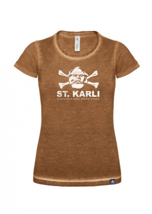 St. Karli Used Look Lady Shirt "Rusty Clash"