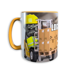 St.Karli Tasse "LOGISTIKARL" mit Wunschname